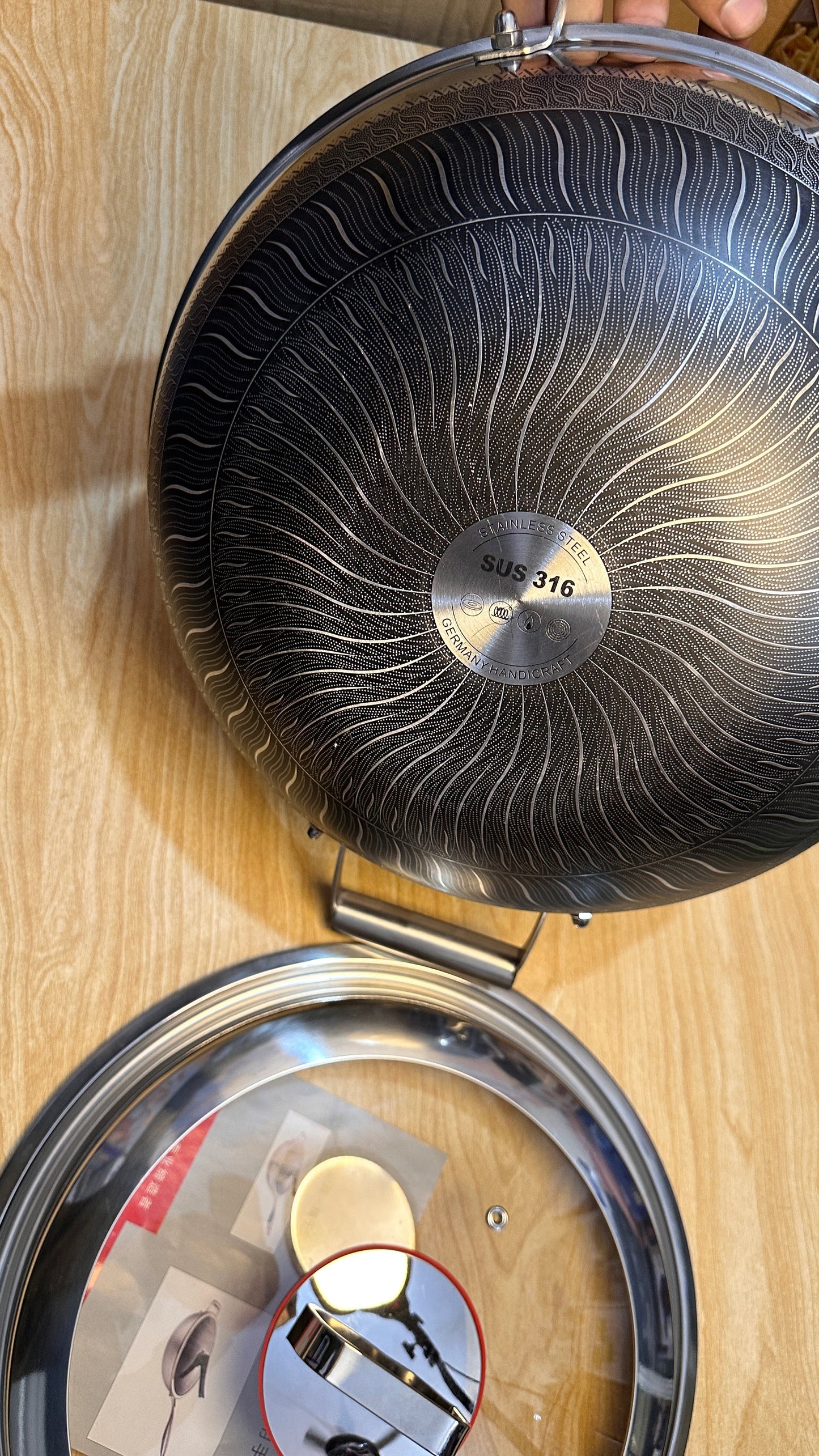 German honeycomb Non-Stick karahi