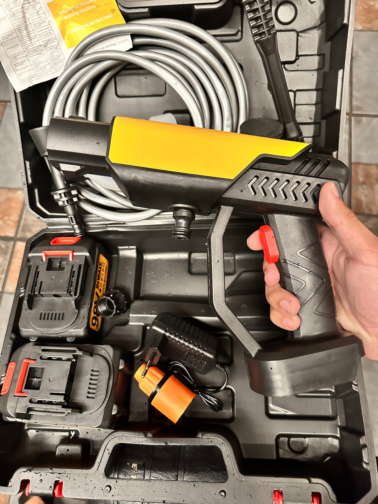 Chargeable Pressure Washer Gun