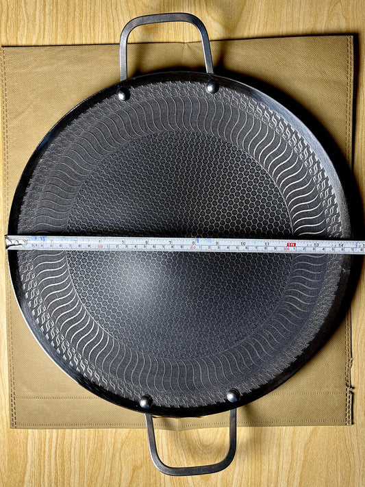 Laser coating honeycomb nonstick Tawa