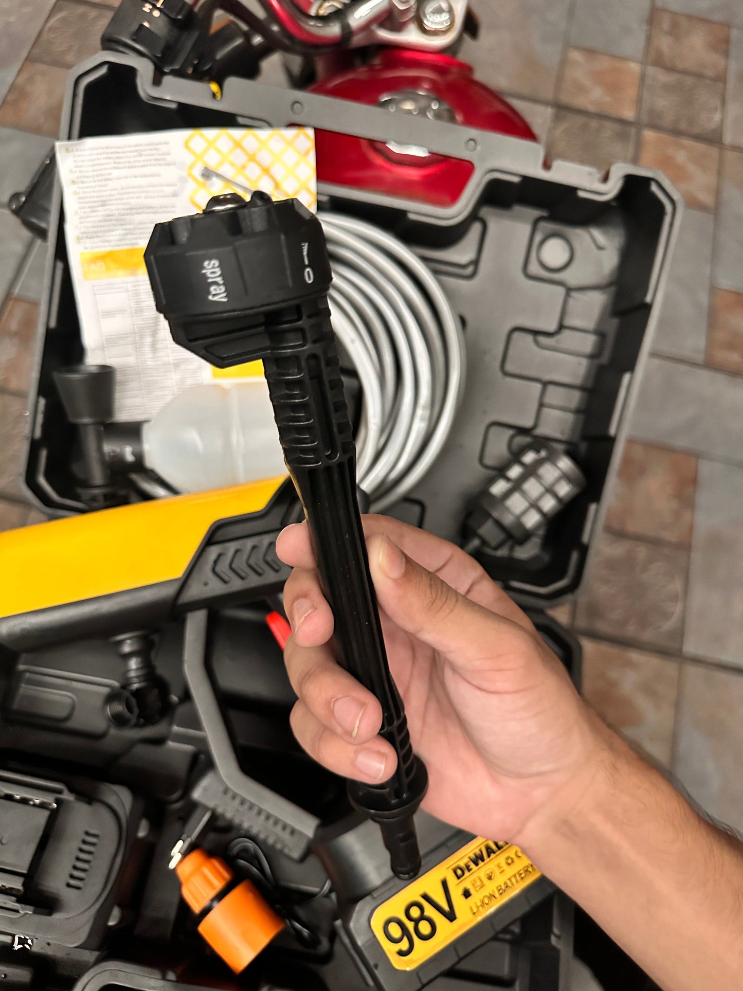 Chargeable Pressure Washer Gun