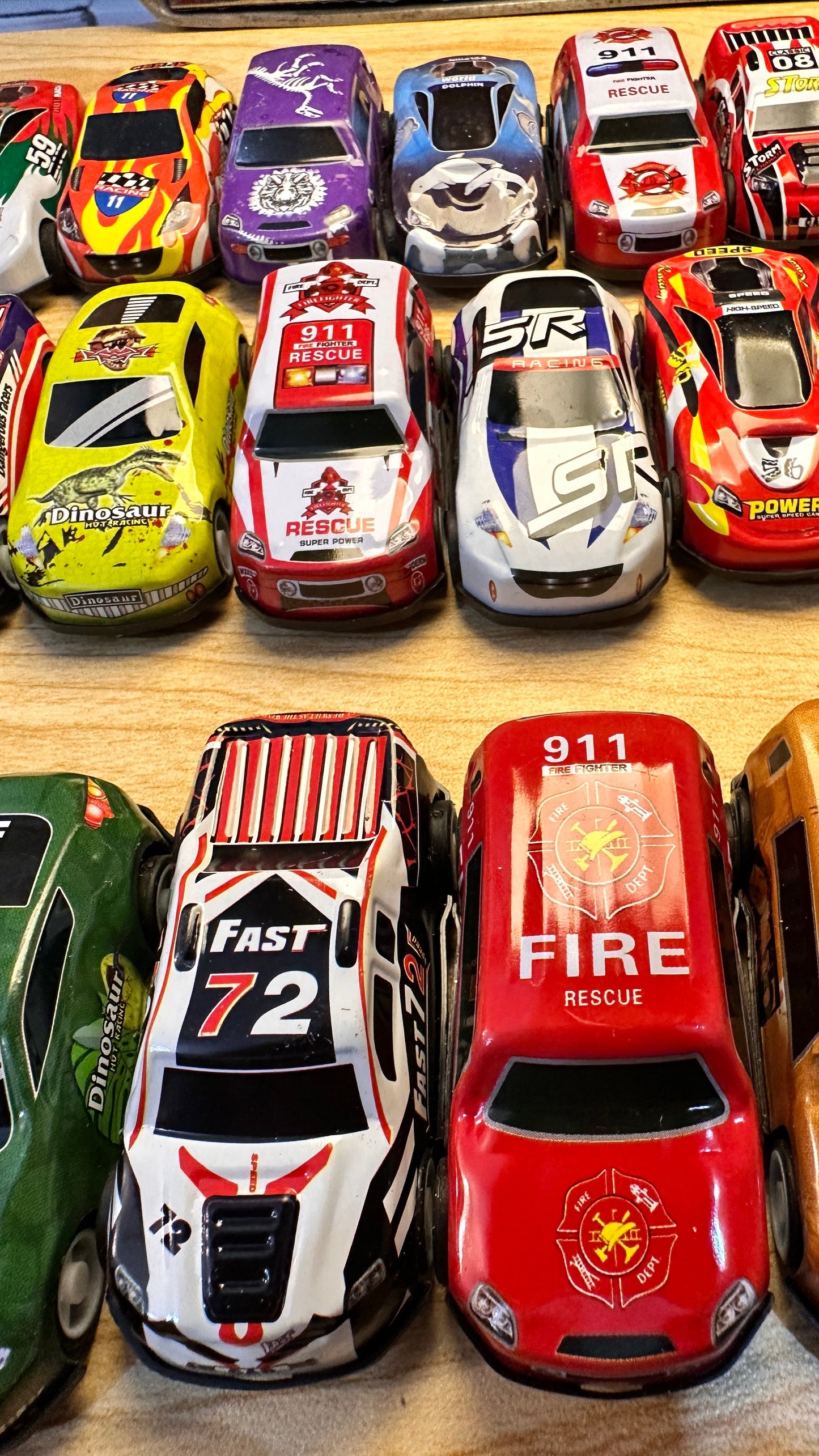 10 Pcs Metal dinky cars