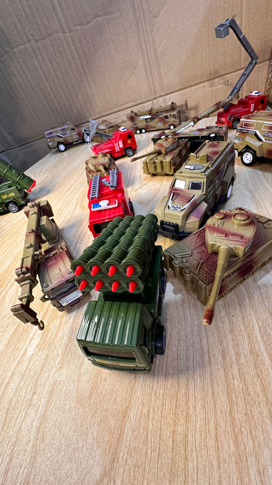 5 PCS Military cars set