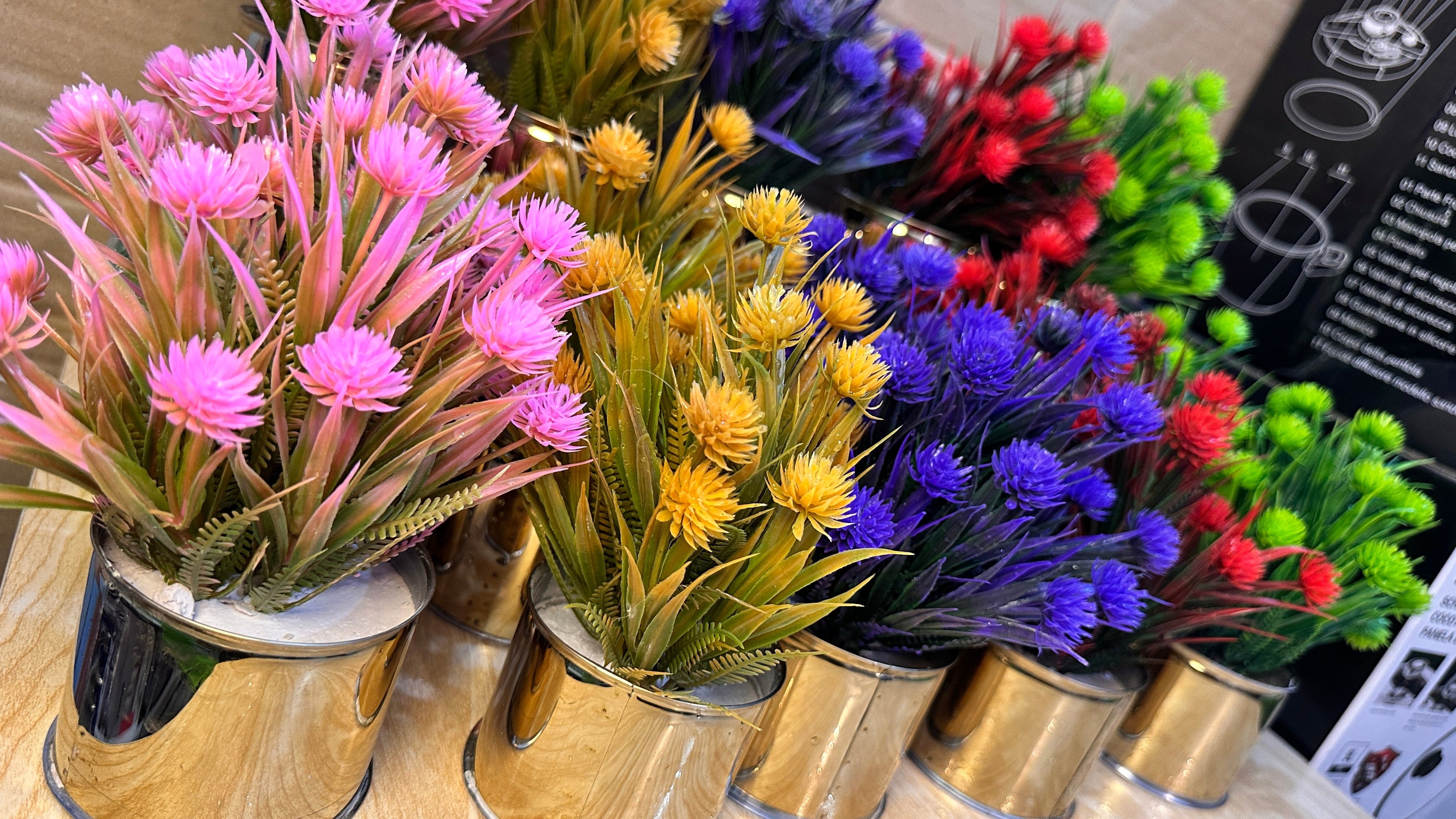 5 PCS Beautiful Flowers Set