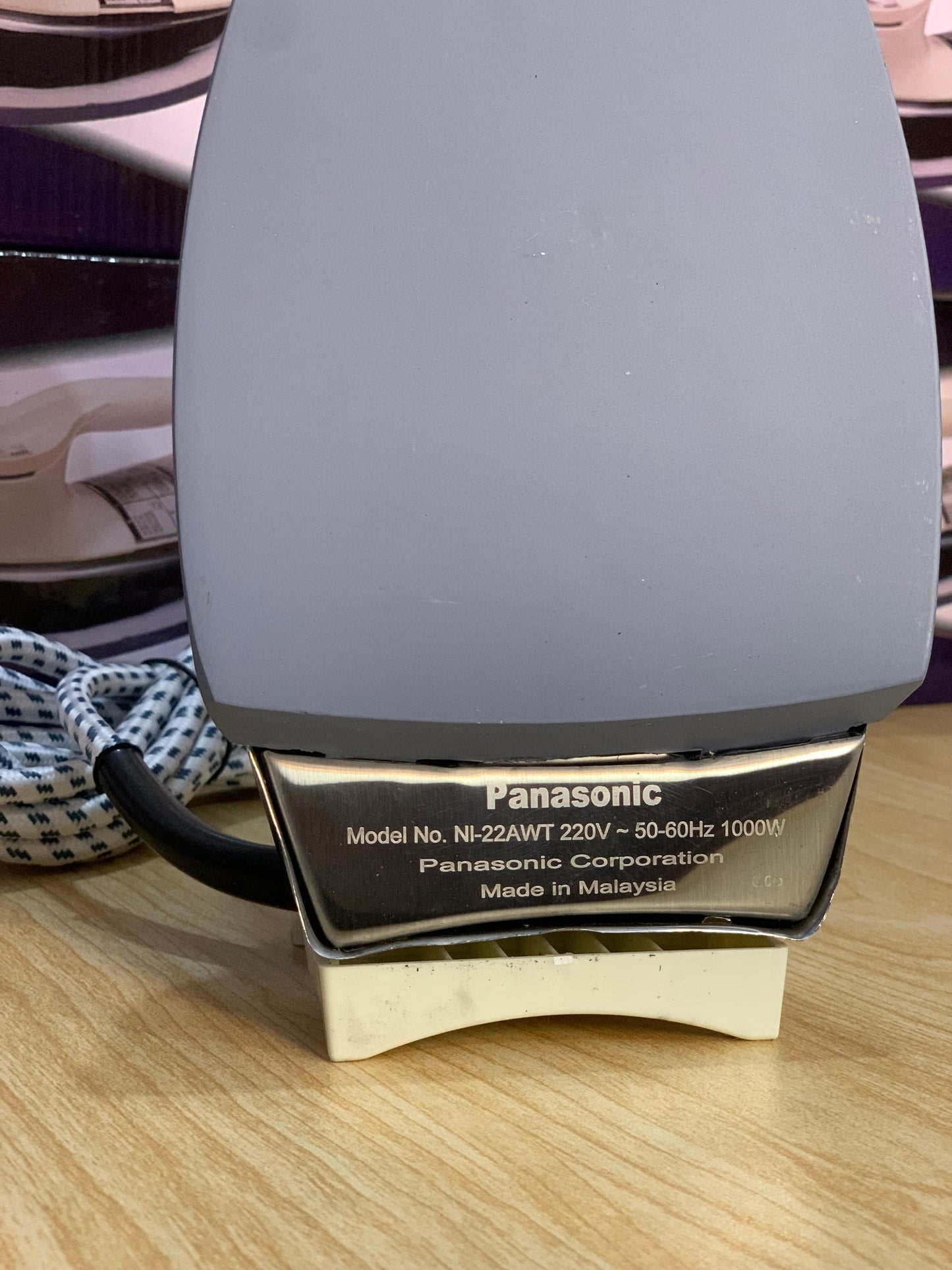 Panasonic Iron Original Made In Malaysia